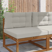 Cuscino per divano da esterno 2 pcs Grigio Poliestere 900847