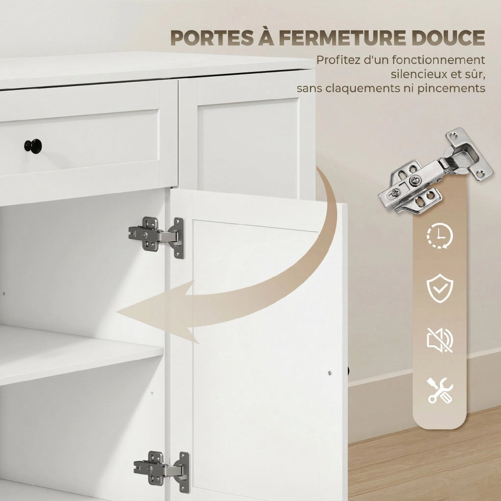 Armadio cucina ¨C zephmum ¨C bianco 80x35x80