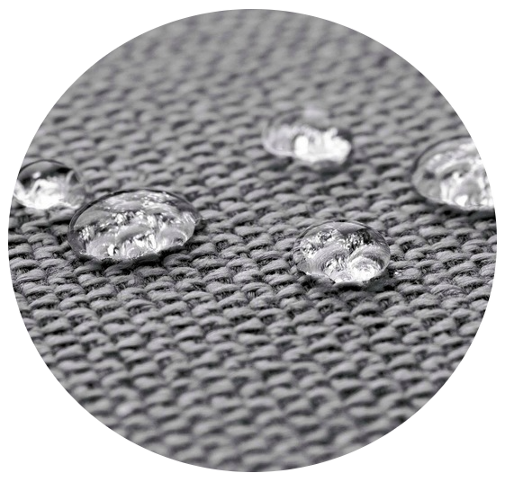 AIO FACTORY Cuscino per sedia da giardino 50x50x80 cm impermeabile grigio scuro