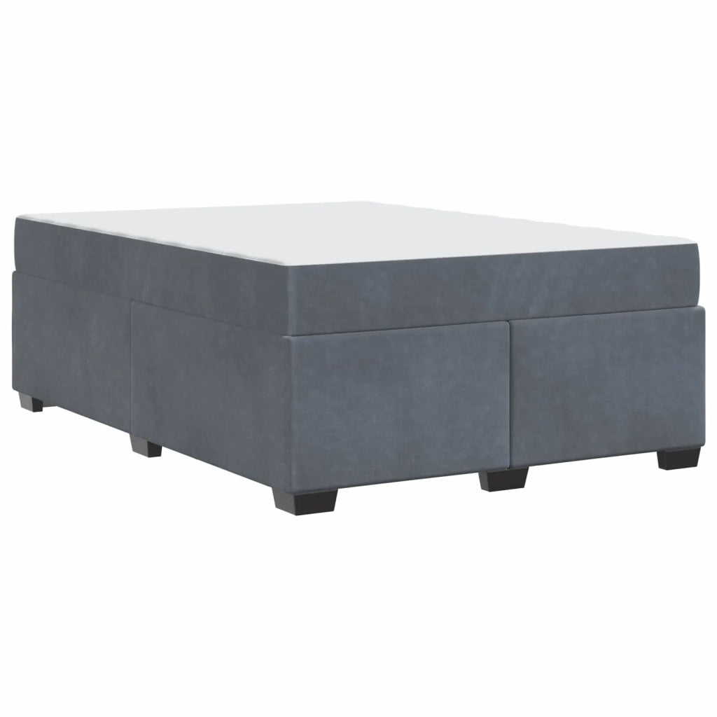 Struttura del letto Grigio scuro 160 x 200 cm Tessuto 3399297