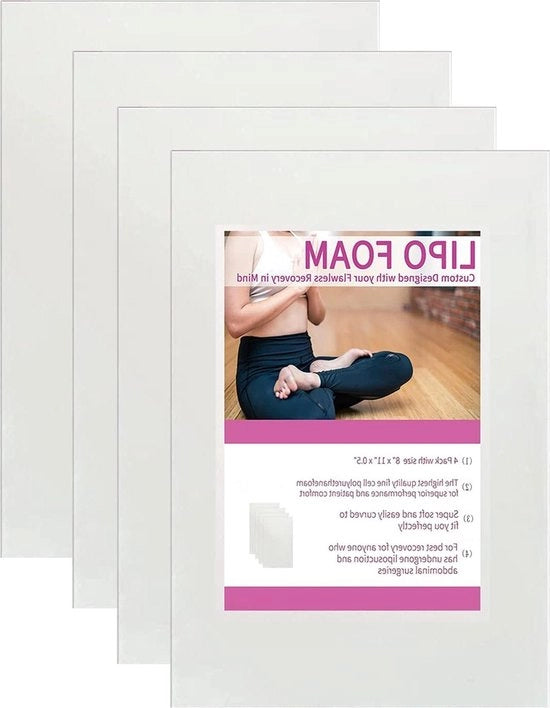 Panno di Lipofoam per Post Chirurgia Abdominale Board per liposuzione 8-inch-11-inch-0,5-inch per liposuzione abdominoplastica e riduzione grassa delle gambe e dei braccia