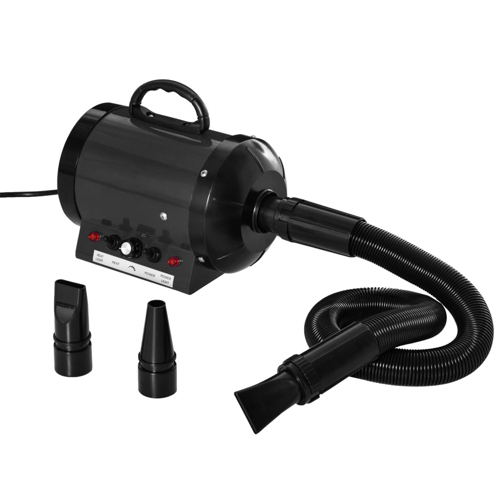 S¨¦choir professionnel per animali ¨C zephmum ¨C 2800W 3 buse nero