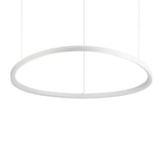 Sospensione Moderna Gemini Bianco Led 80W 3000K Luce Calda