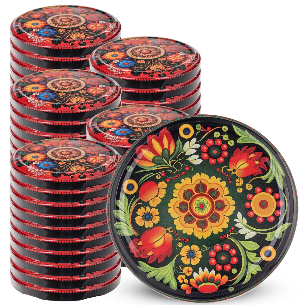 KADAX 50x Jar Caps Fi 82 Tappi per Barattoli Coperchi Conserva