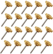 Viti a manubrio 20 pezzi - M8 x 30 - Resistenti alla corrosione - Inossidabili - Acciaio al carbonio - Facili da installare - Manubrio a mano