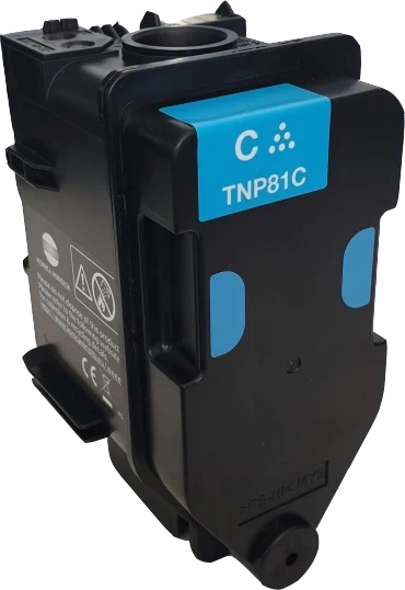 ORIGINAL Konica Minolta toner ciano AAJW451 TNP-81C ~9000 Seiten