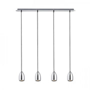 Lampadario Lampada BABADES IV a sospensione  cromo 230V GU10 4x35W