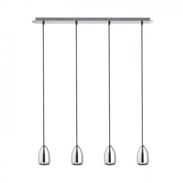 Lampadario Lampada BABADES IV a sospensione  cromo 230V GU10 4x35W