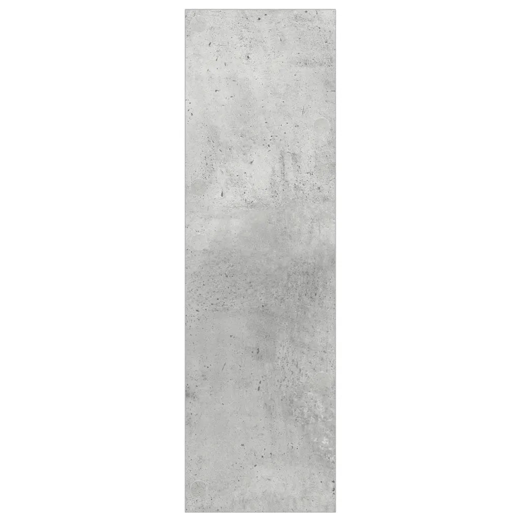 Scarpiere Muro 2pz Grigio Cemento 80x18x60cm Legno Multistrato 806750