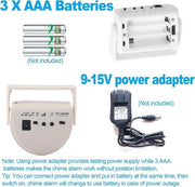Magnetometro di movimento per allarme - interfono wireless con sirena - funziona con batterie - tecnologia di sicurezza per la protezione contro gli intrusi.