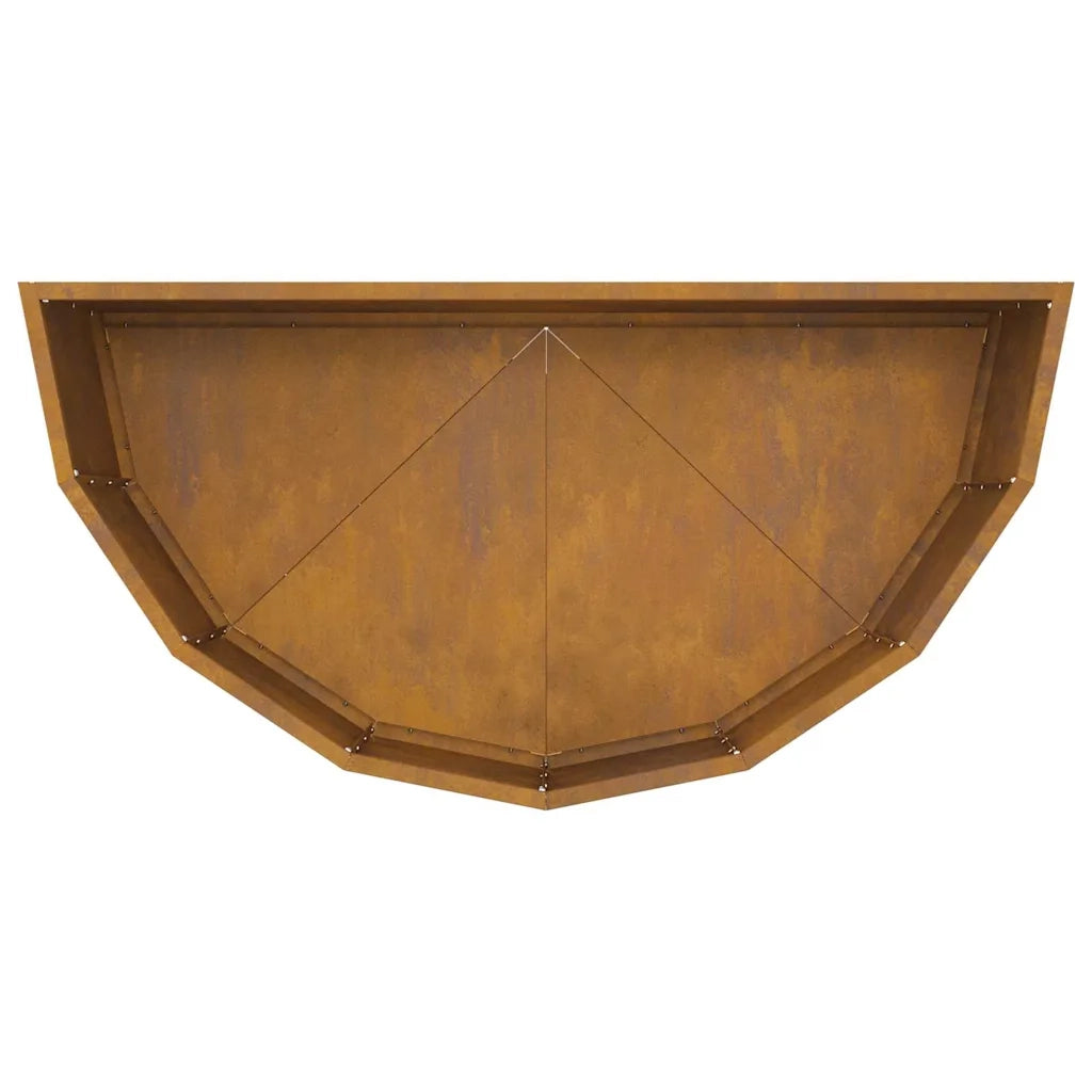Fioriera Ruggine-Vaso-Contenitore per Piante 90 x 45 x 35 cm
