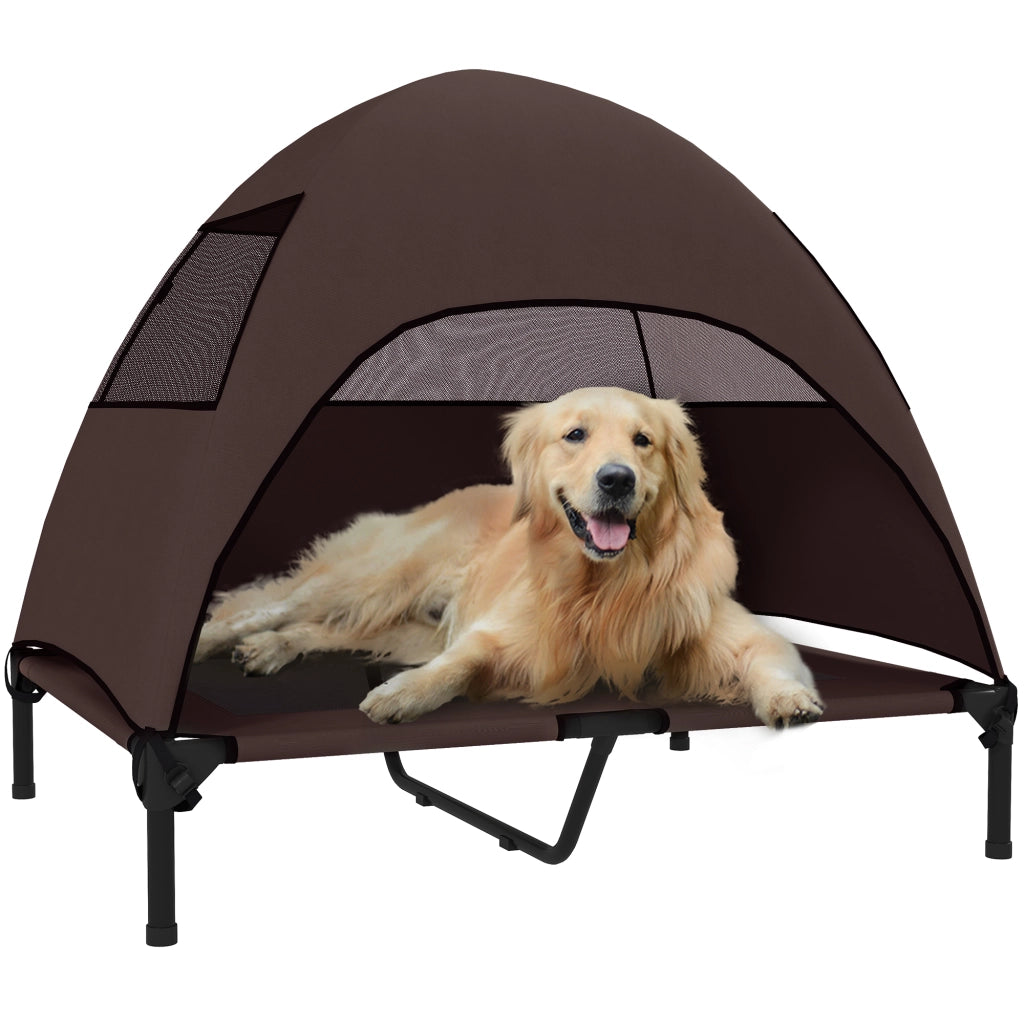 Cuccia per Cani con Tetto ¨C zephmum ¨C 91x76x90 cm Marrone