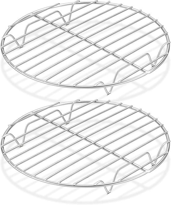 Set di raccordi di raffreddamento a forma rotonda - multifunzionale - set da 2 - metallo - 19 cm