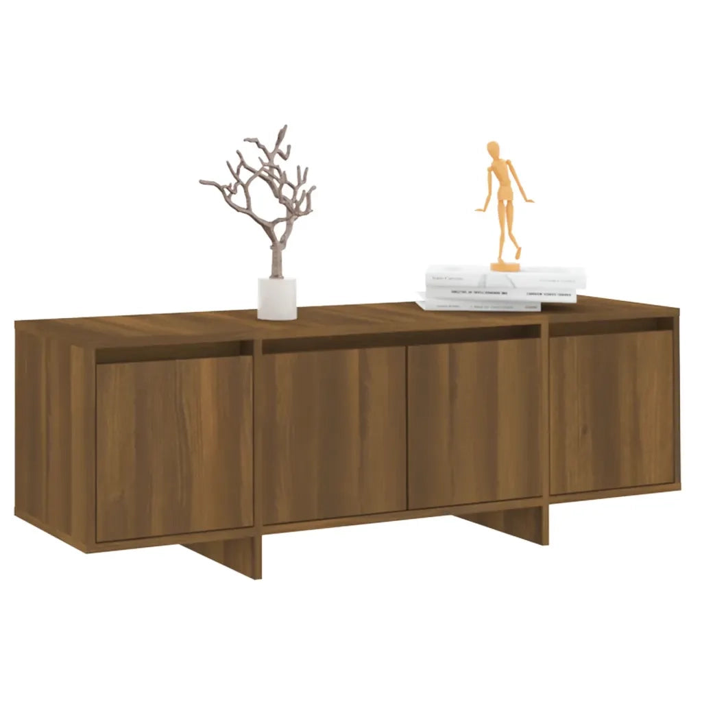 Mobile Porta TV Rovere Marrone 120x30x40,5 cm in Truciolato 813052