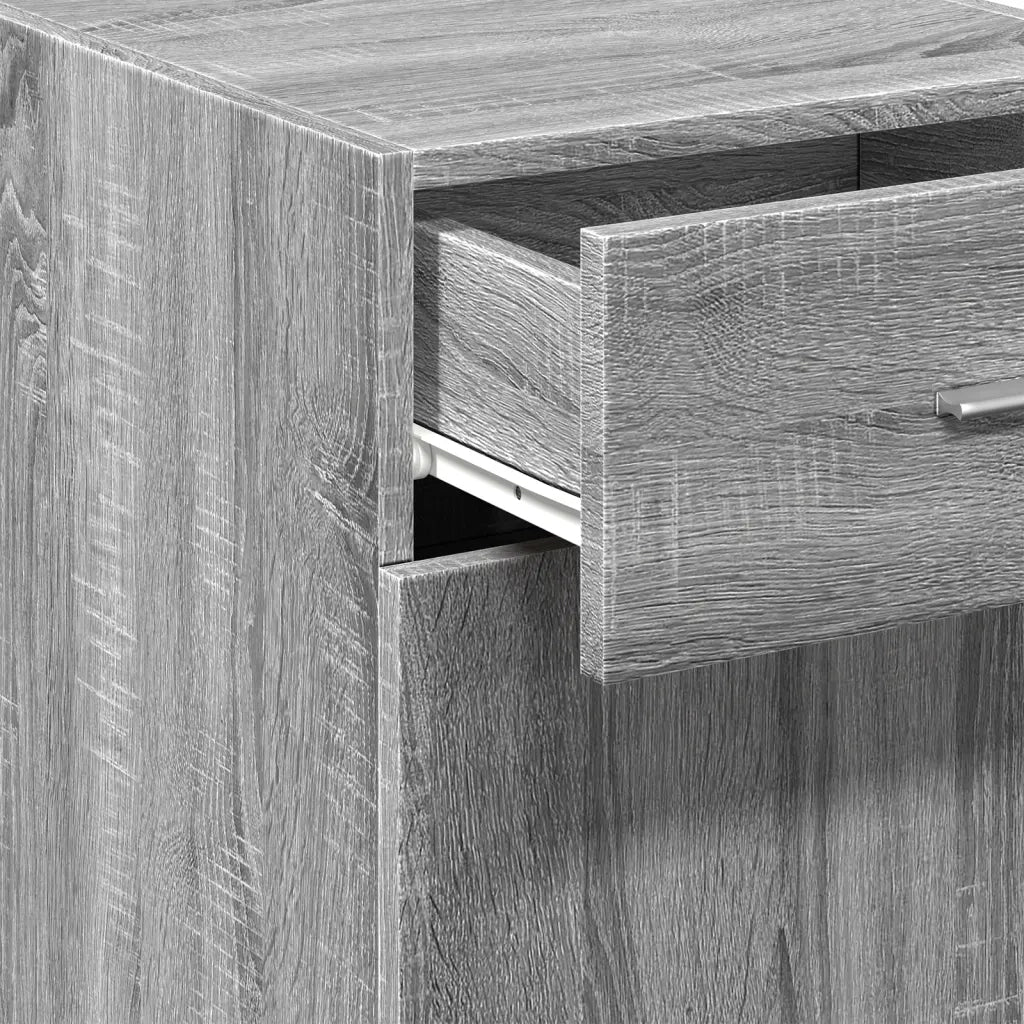 vidaXL Credenza Grigio Sonoma 40x42,5x93 cm in Legno Multistrato