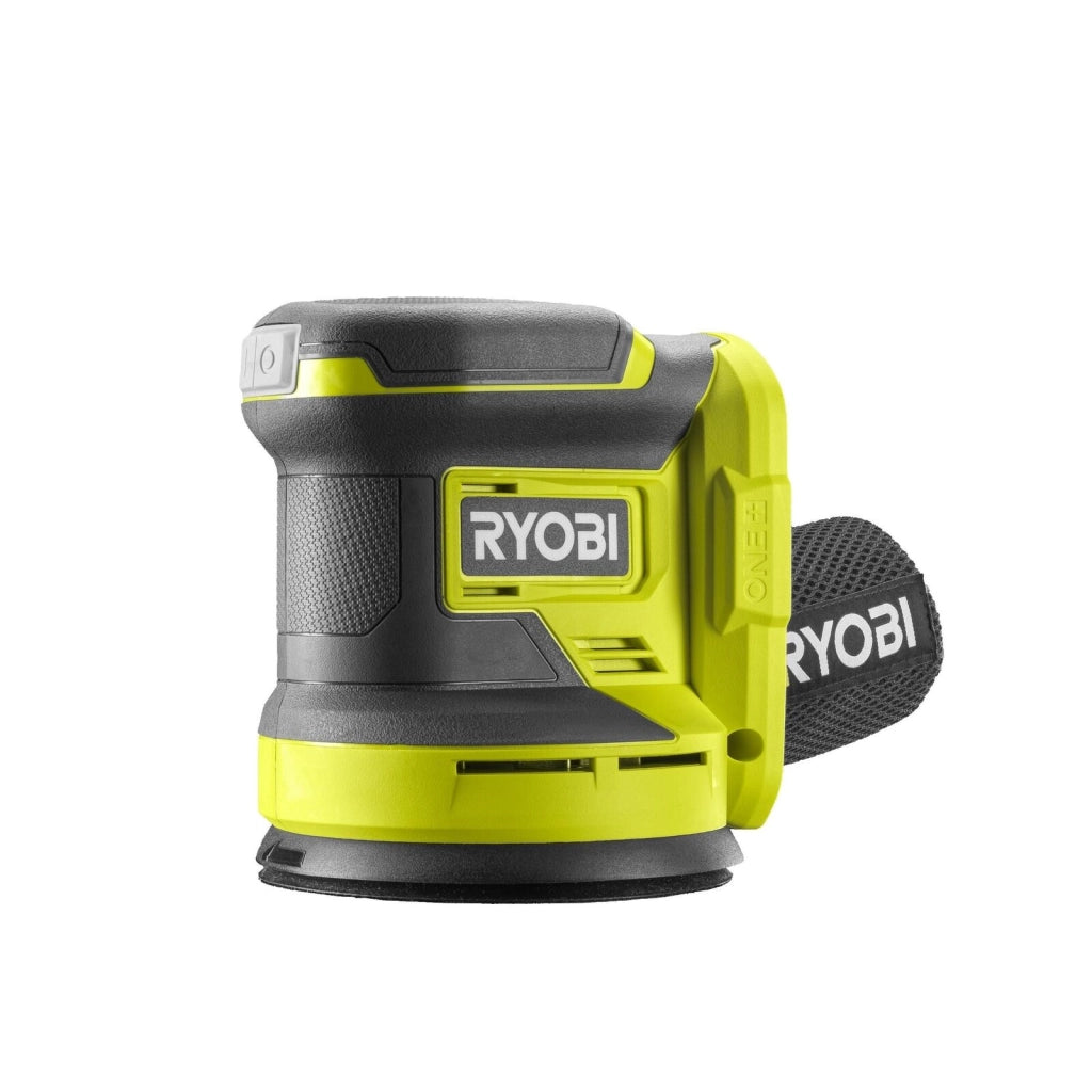 RYOBI RROS18-0 Levigatrice Rotorbitale a Batteria 18V ONE+ Diametro Disco 125 mm Velocita' 20000 oscillazioni-min Senza Batteria e Caricatore colore Nero