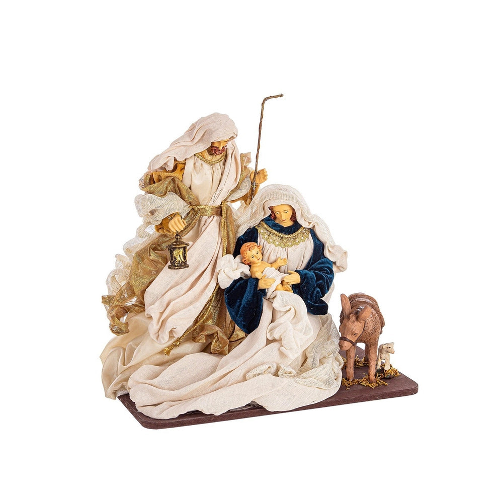 Natività per Presepe di Natale Eden Gesù Giuseppe e Maria 38 cm