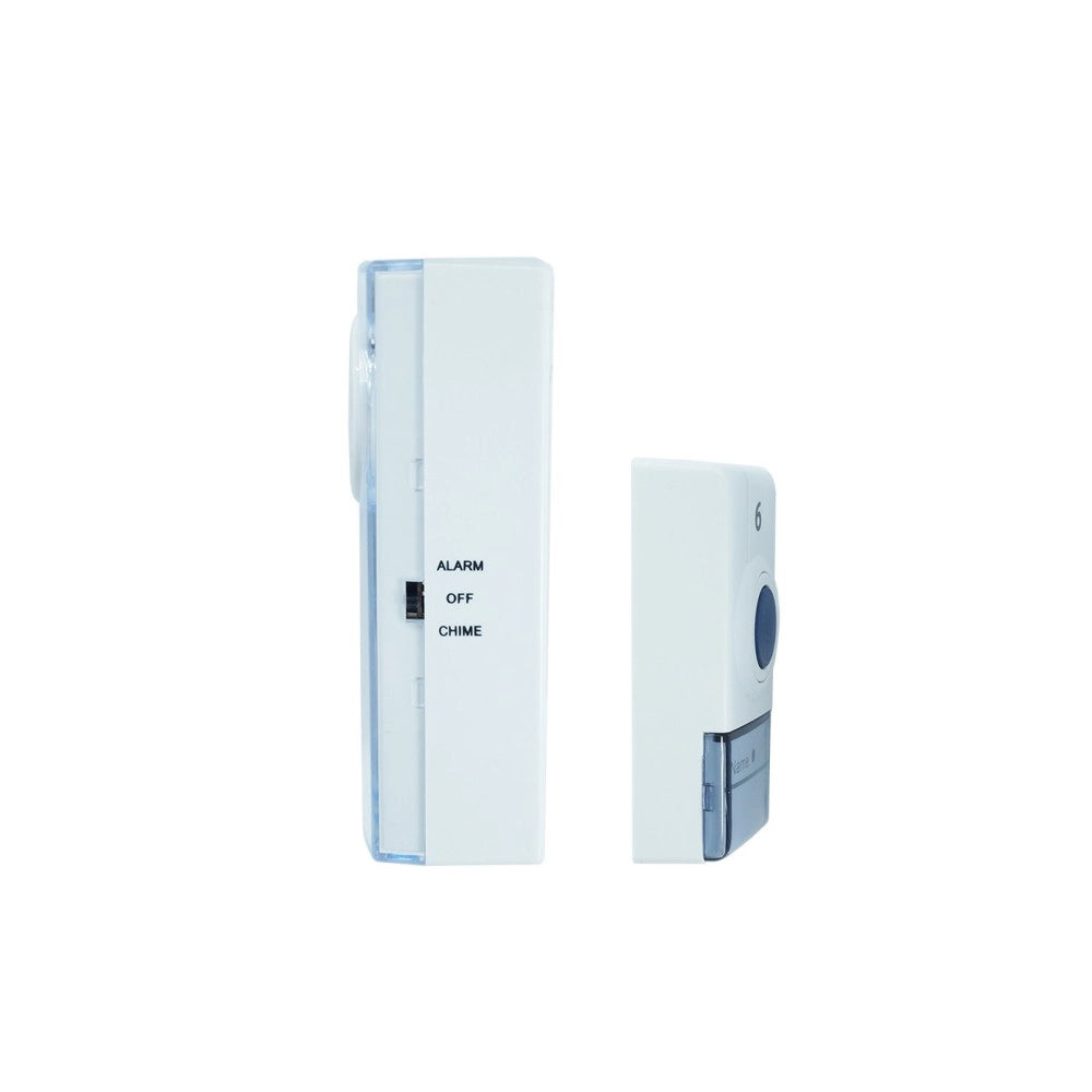 Trade Shop - Campanello Wireless Senza Fili Casa Ufficio Con 6 Zone Porte Separate Digitale -