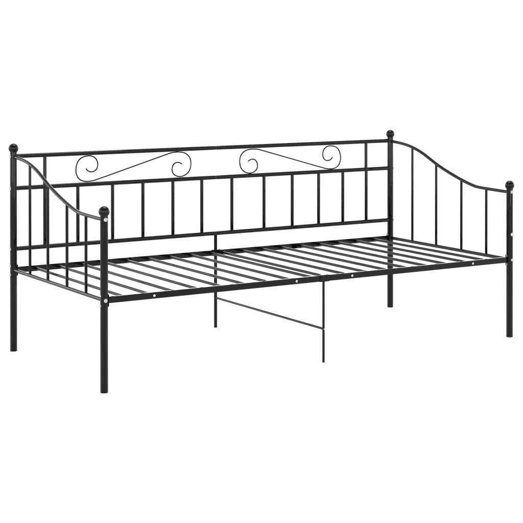 Divano letto | Sof¨¤ letto | Letto singolo Telaio Nero in Metallo 90x200 cm