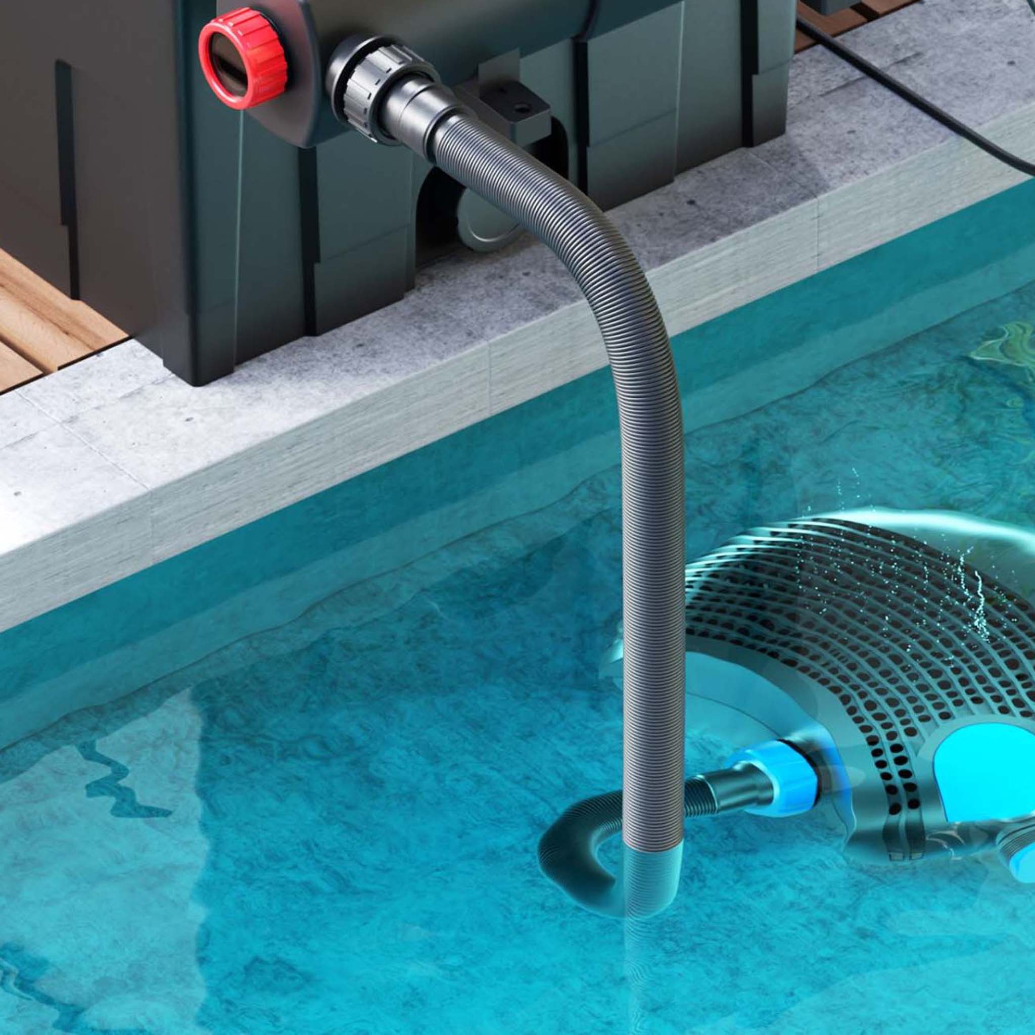 Tubo a spirale per laghetti 25 m 50 mm (2") nero Tubo spiralato per aspirazione