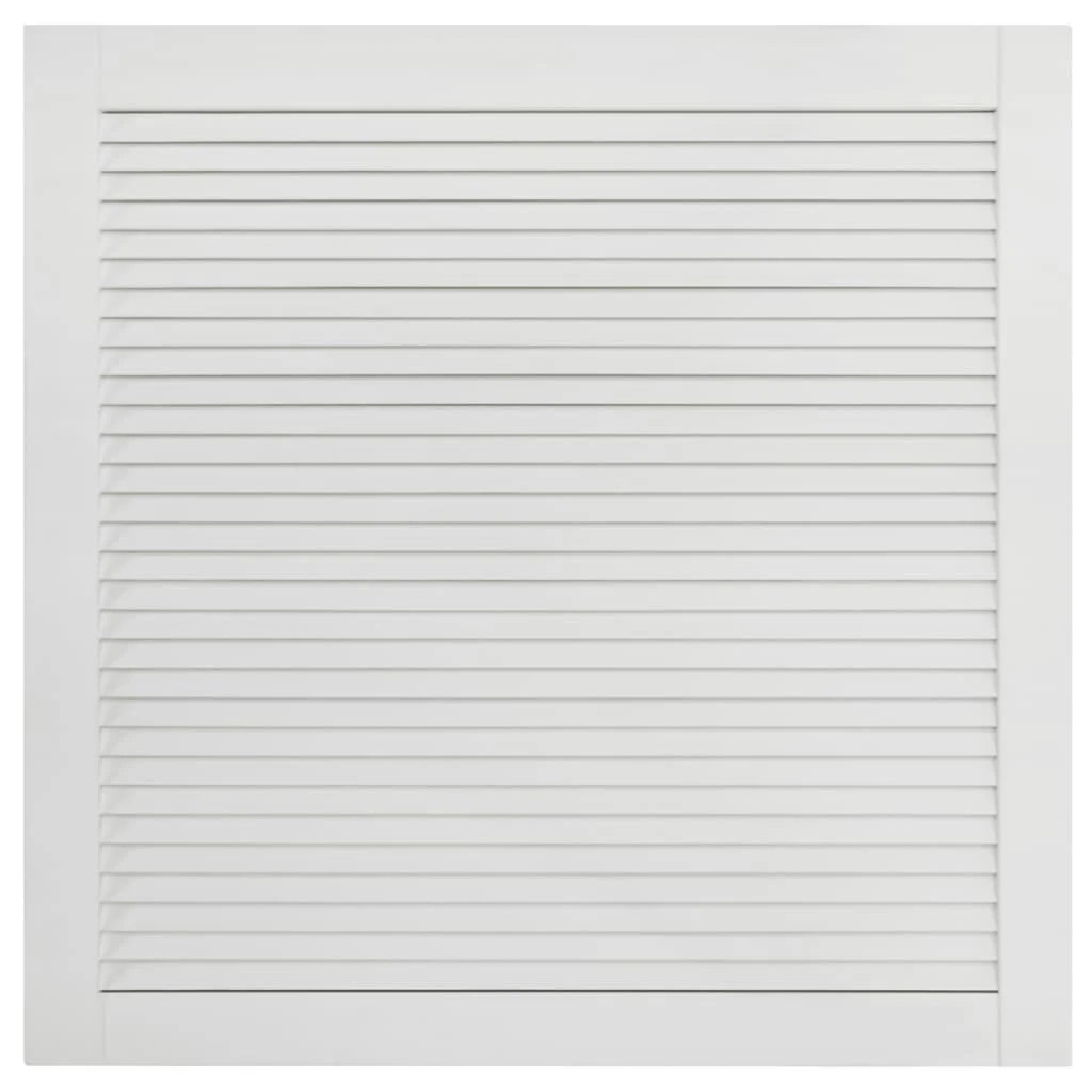 Porte a persiana 2 pezzi 39,5 x 39,4 cm legno di pino massiccio bianco 02_0003902