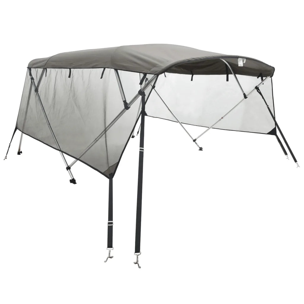 Bimini di Prua Pareti Laterali Rete 4 Archi 243x(170-182)x137cm 94858