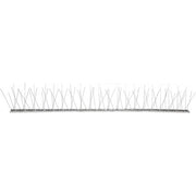 DISSUASORE VOLATILI A SPILLI INOX TRICOLORE - 80 PUNTE H.CM 11,5 BASE CM 100X2,9- 25 pezzi