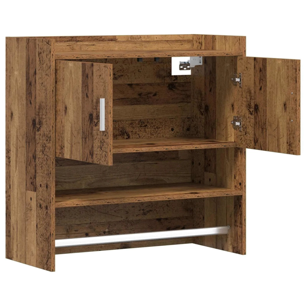 Scaffale da parete A parete Legno antico 80 x 36 x 80 cm 8011385