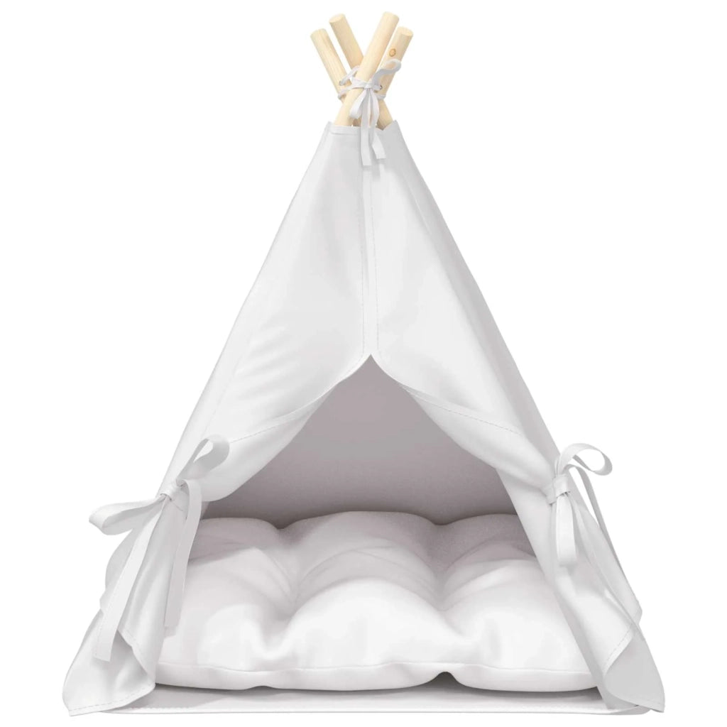 Tenda per animali con cuscino Bianco 60 x 60 x 70 cm Poliestere CFW5310828