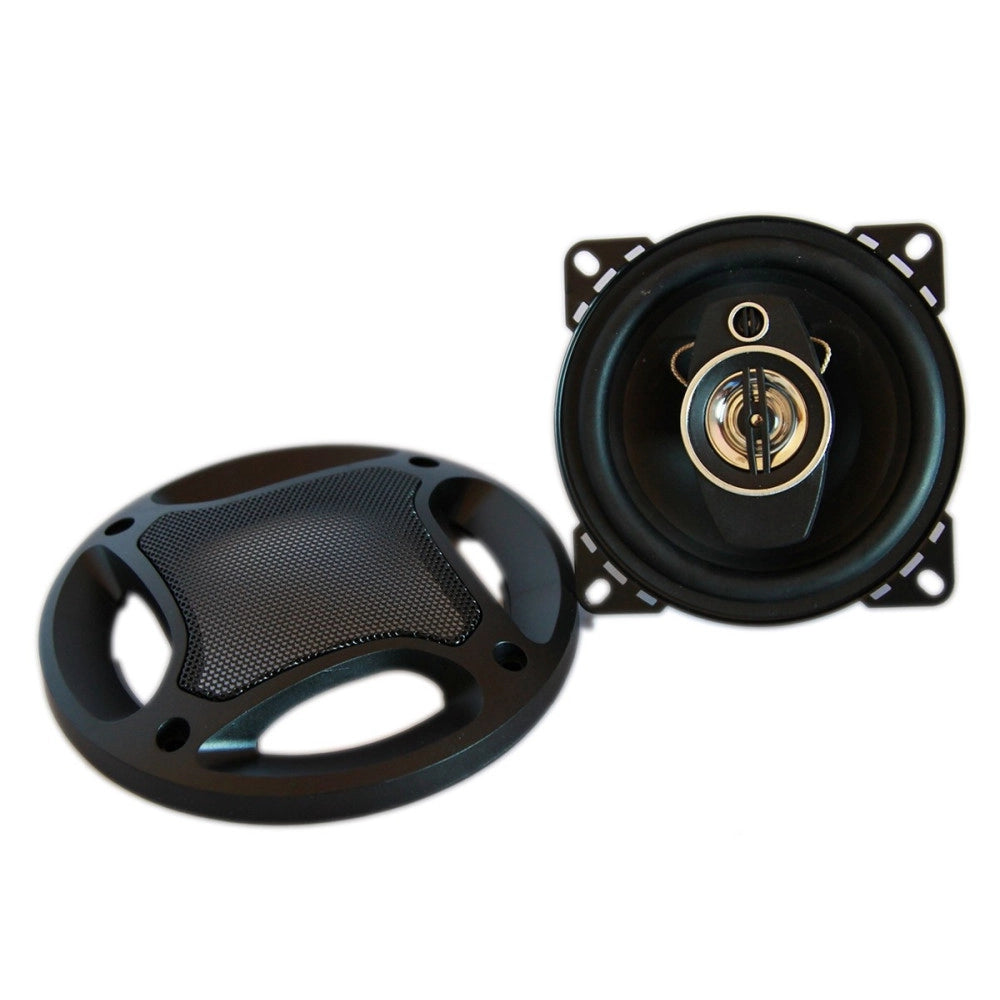 Trade Shop - Kit Coppia Casse Auto 250 Watt 2 Vie 10cm Altoparlanti Speaker Automobile Ts1072 -