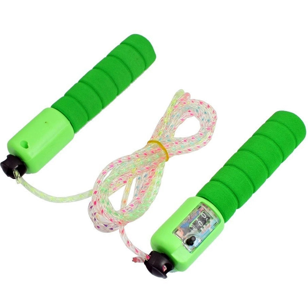 Trade Shop - Corda Salto Fitness Brucia Calorie Velocemente Allenamento Con Contatore 260cm -