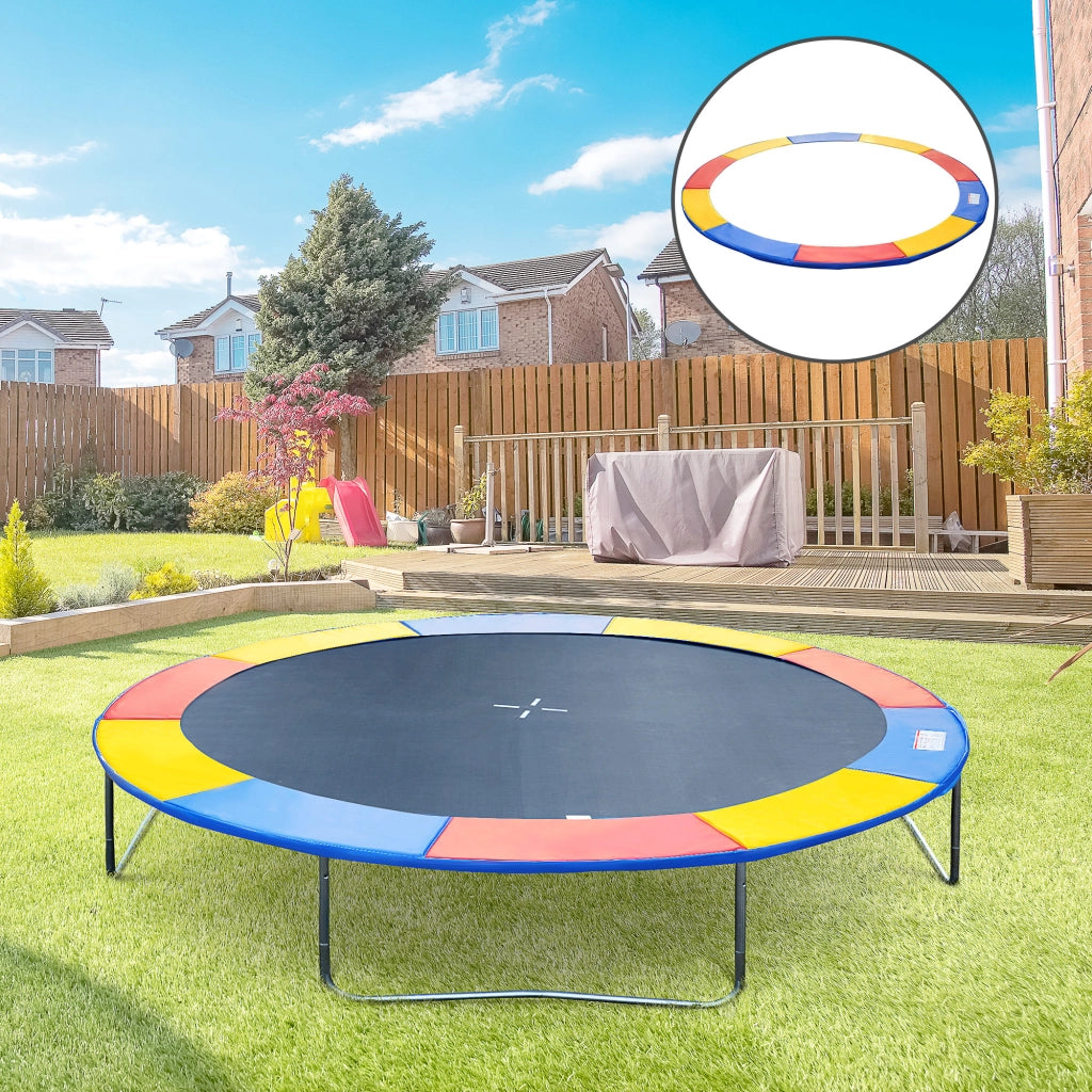 Copertura Protettiva Imbottita per Trampolino ¨C Zephmum ¨C ?244 cm Multicolore
