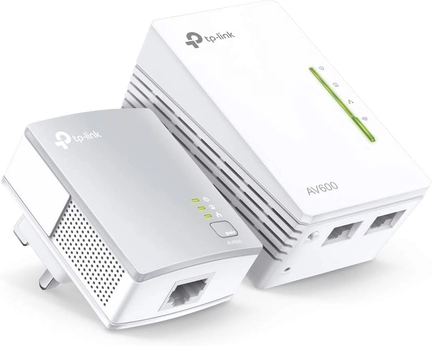 Tp-Link Tl-Wpa8631P Kit Powerline Wifi, Av1300 Mbps Su Powerline, Ac1200 Mbps Su Wifi Dual Band, 3 Porte Gigabit, Plug And Play, AV1300 Wi-Fi AC1200 con presa, Bianco
