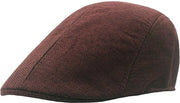 Pet per bambino, berretto retro unisex in pelle ruvida con cappuccio piatto e soffice.