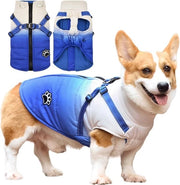 Impermeabili giacche per cani invernali, giacca impermeabile per cani, inverno, giacca calda per cani, giacca per cuccioli, giacca per cani piccoli, abbigliamento per cani piccoli e medi (M, blu)