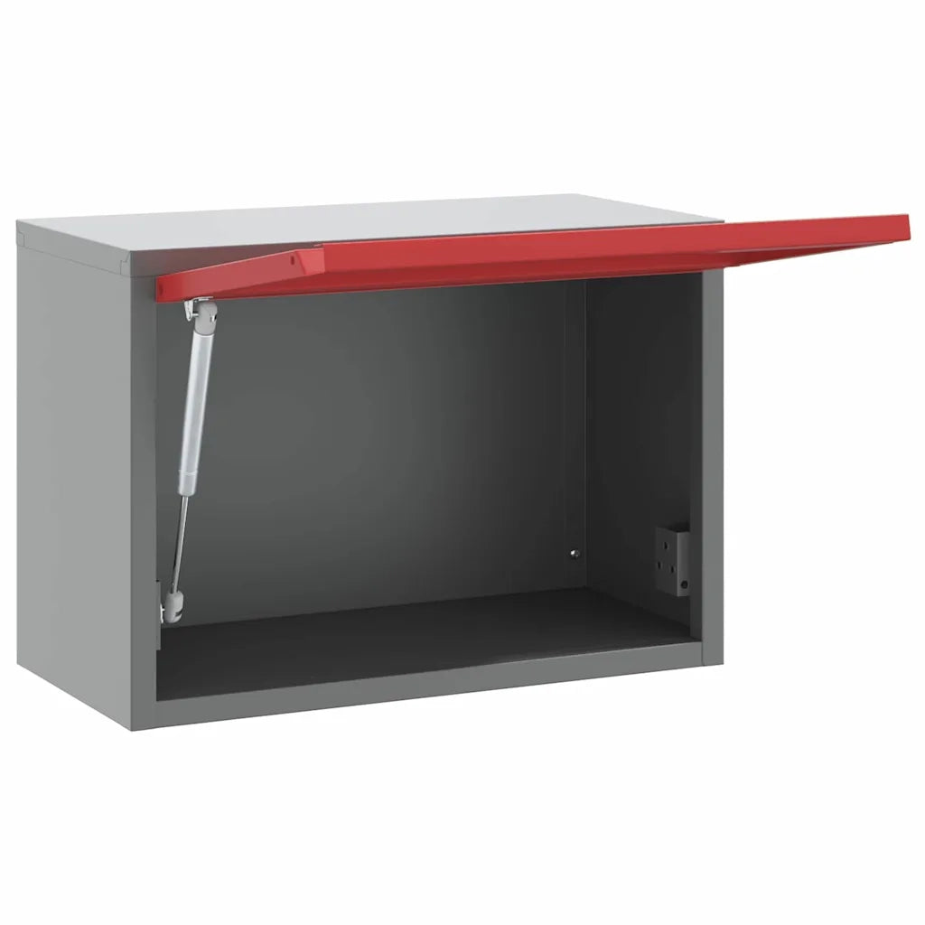 Mobile per attrezzi Rosso e Grigio 50 x 25 x 35 cm CFW8375915