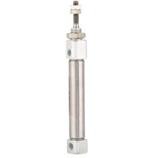 Cilindro Pneumatico Bifunzionale - Diametro Cilindro 10 mm - Percussione 30 mm - Acciaio Inossidabile - Alta Potenza - Dimensioni Compresse - Cilindro Ad Aria