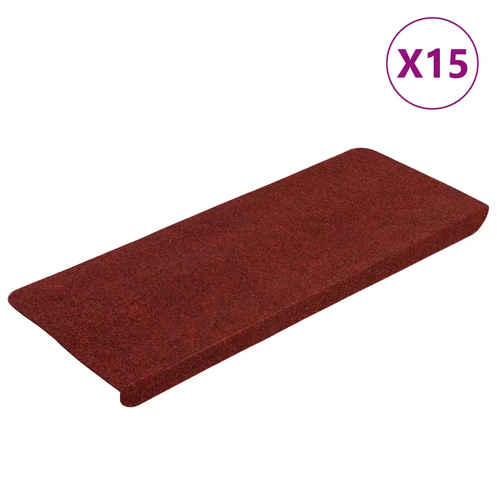 Tappetini Autoadesivi per Scale 15 pz 65x24,5x3,5 cm Rossocod mxl 105491