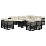 Set Divano da Giardino 13 pcs polyrattan 3436567