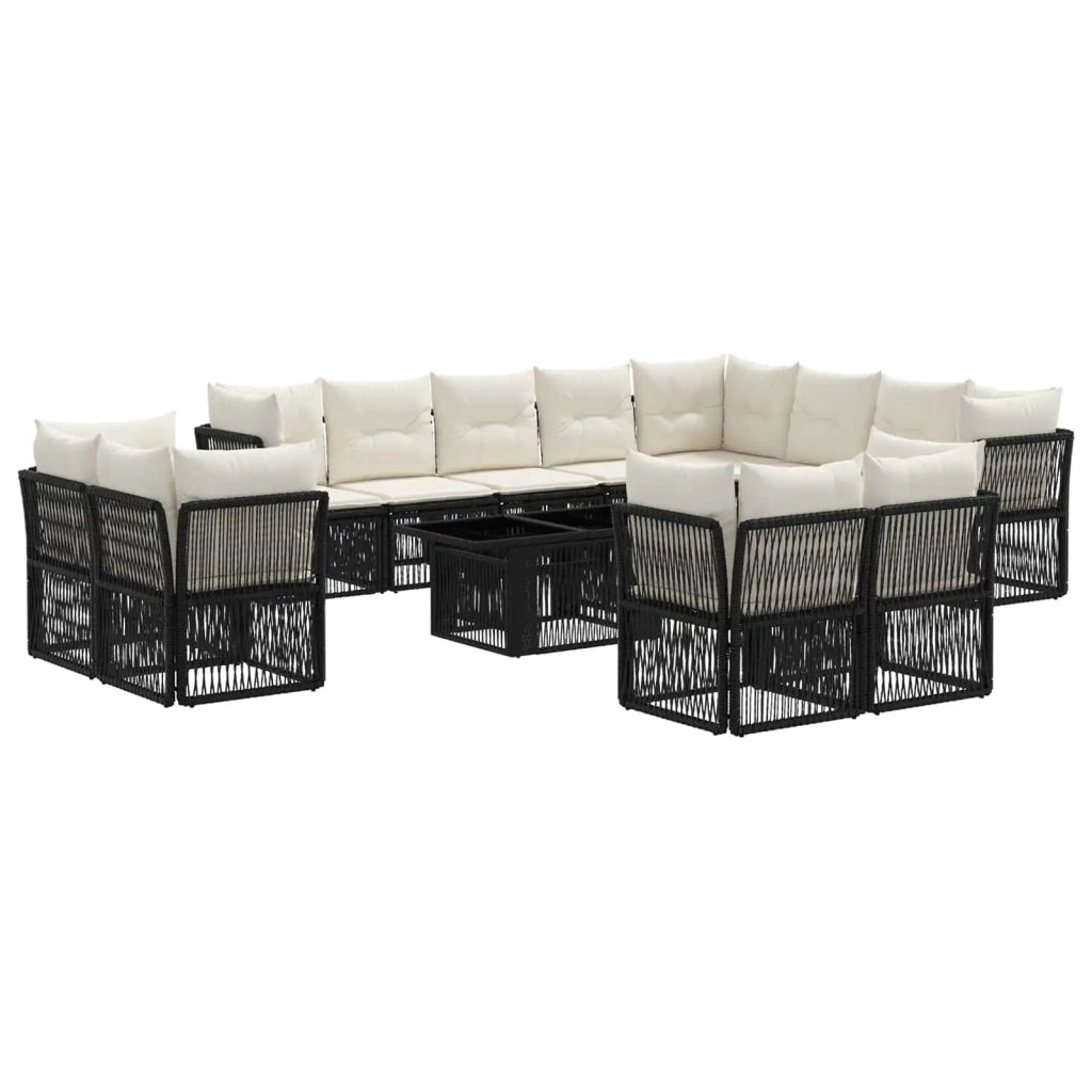 Set Divano da Giardino 13 pcs polyrattan 3436567