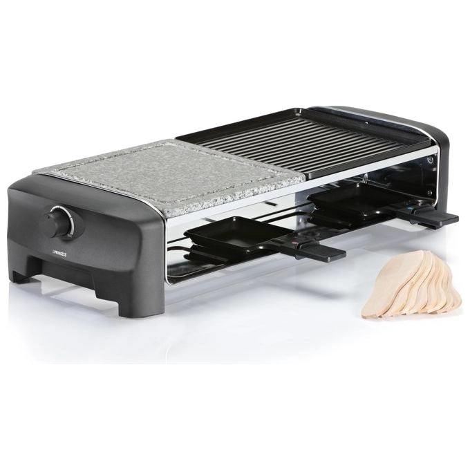 Princess 162820 Raclette 8 Stone & Grill Party