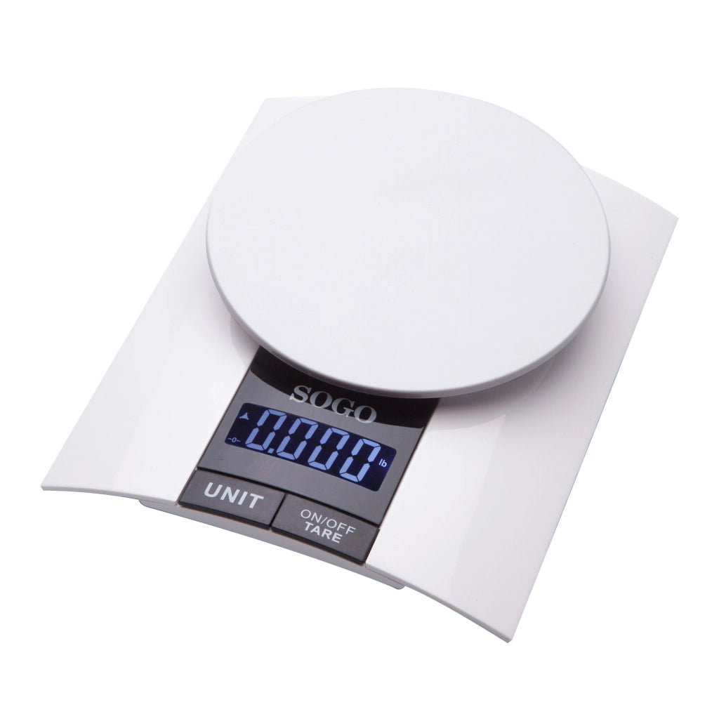 SOGO Bilancia da Cucina Elettronica 3kg con Display LED e Funzioni Zero/Tara