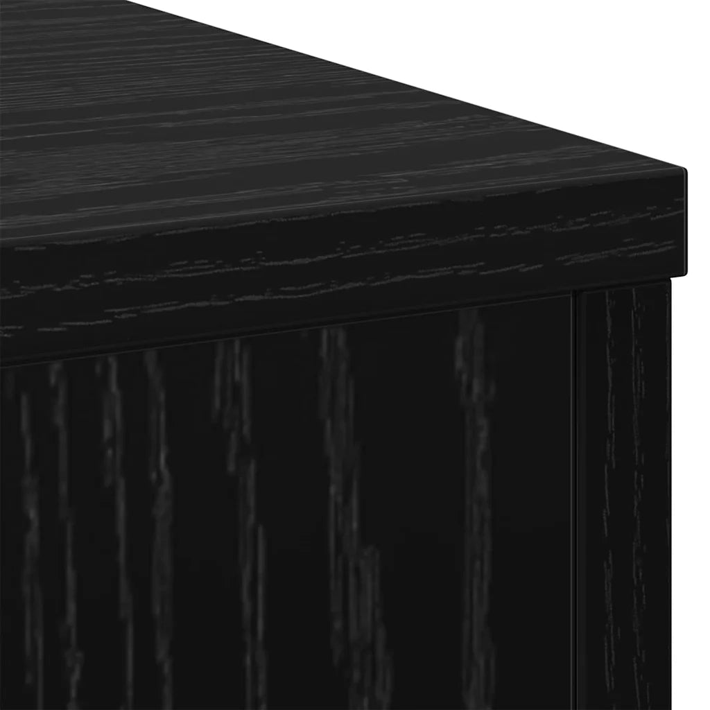Supporto per piante 2 pcs Rovere Nero 30 x 30 x 50 cm 869231
