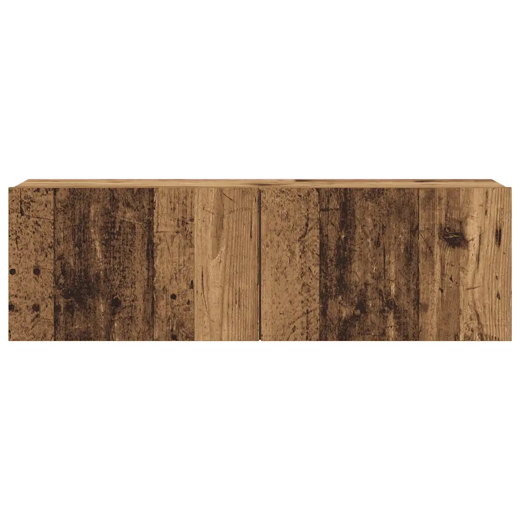 Mobili TV a Parete 6 pz Legno Vecchio Legno Multistrato 3328987
