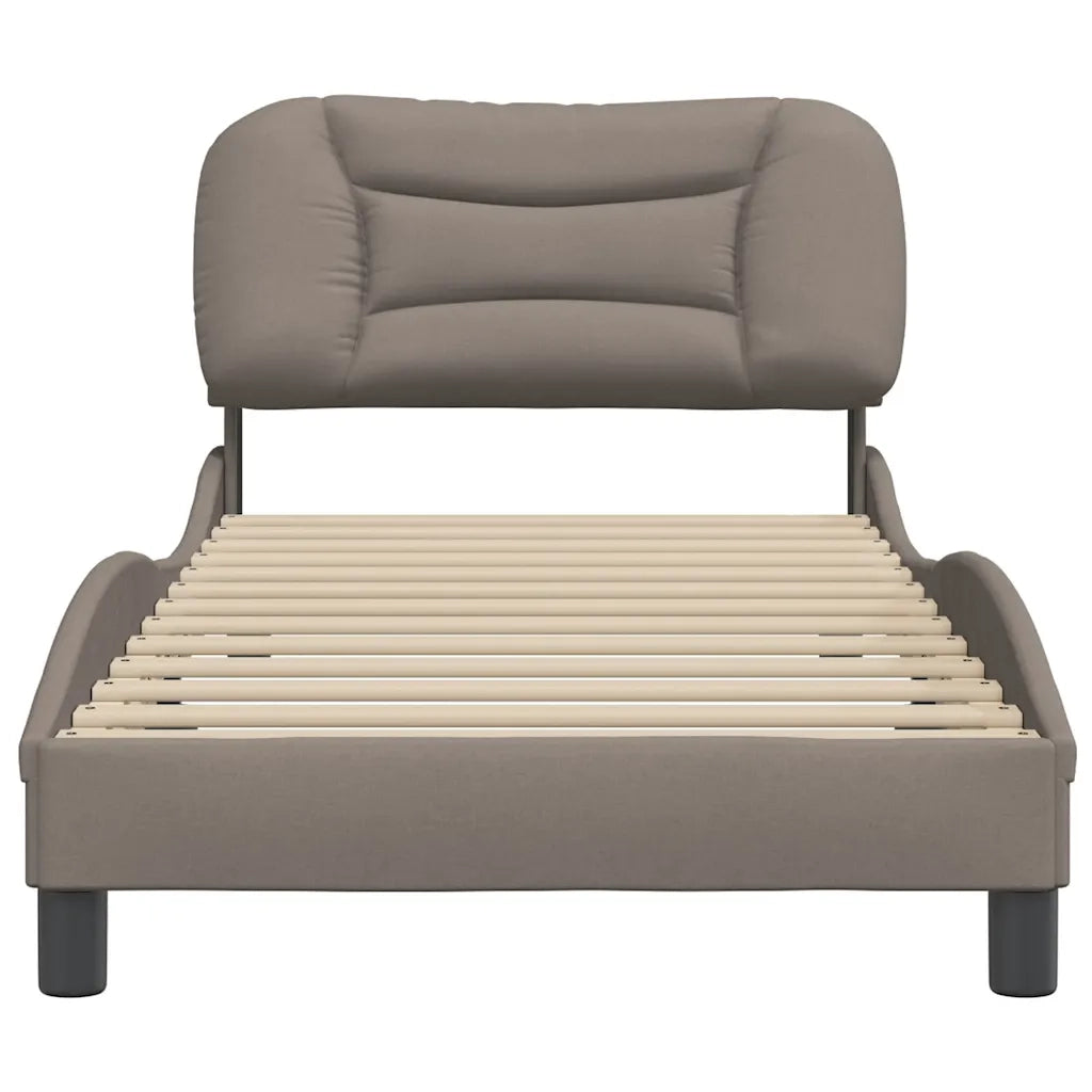 Giroletto senza Materasso Tortora 90x200 cm Tessuto