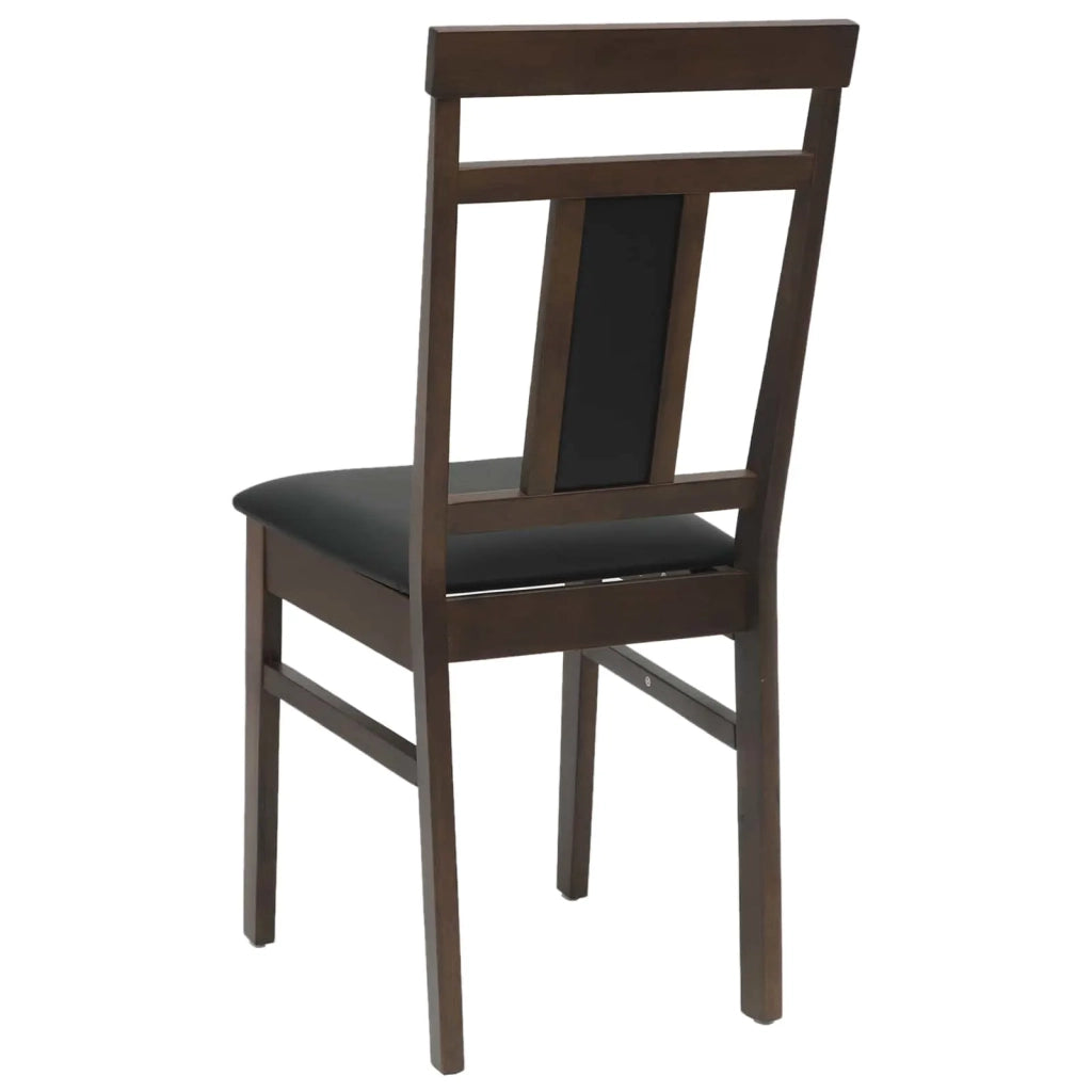 Sedia da pranzo 2 pcs Marrone chiaro e nero 42020502