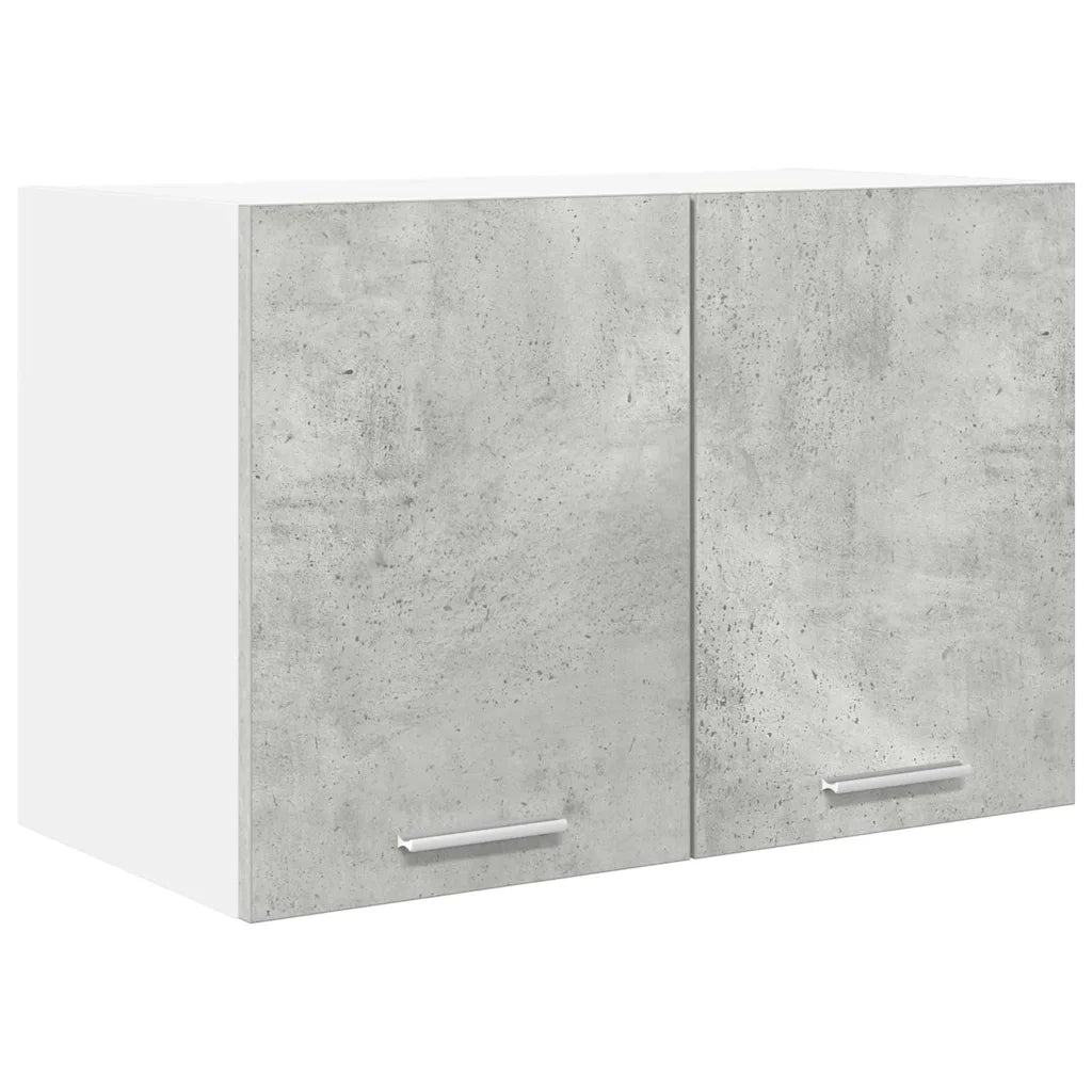 Armadio pensile Grigio Cemento e Bianco 60 x 31 x 40 cm 884168
