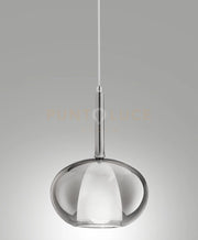 3787-50-126 EDISON VETRO FUME' D.22CM COMPLETO DI CAVO X KIT LUCI