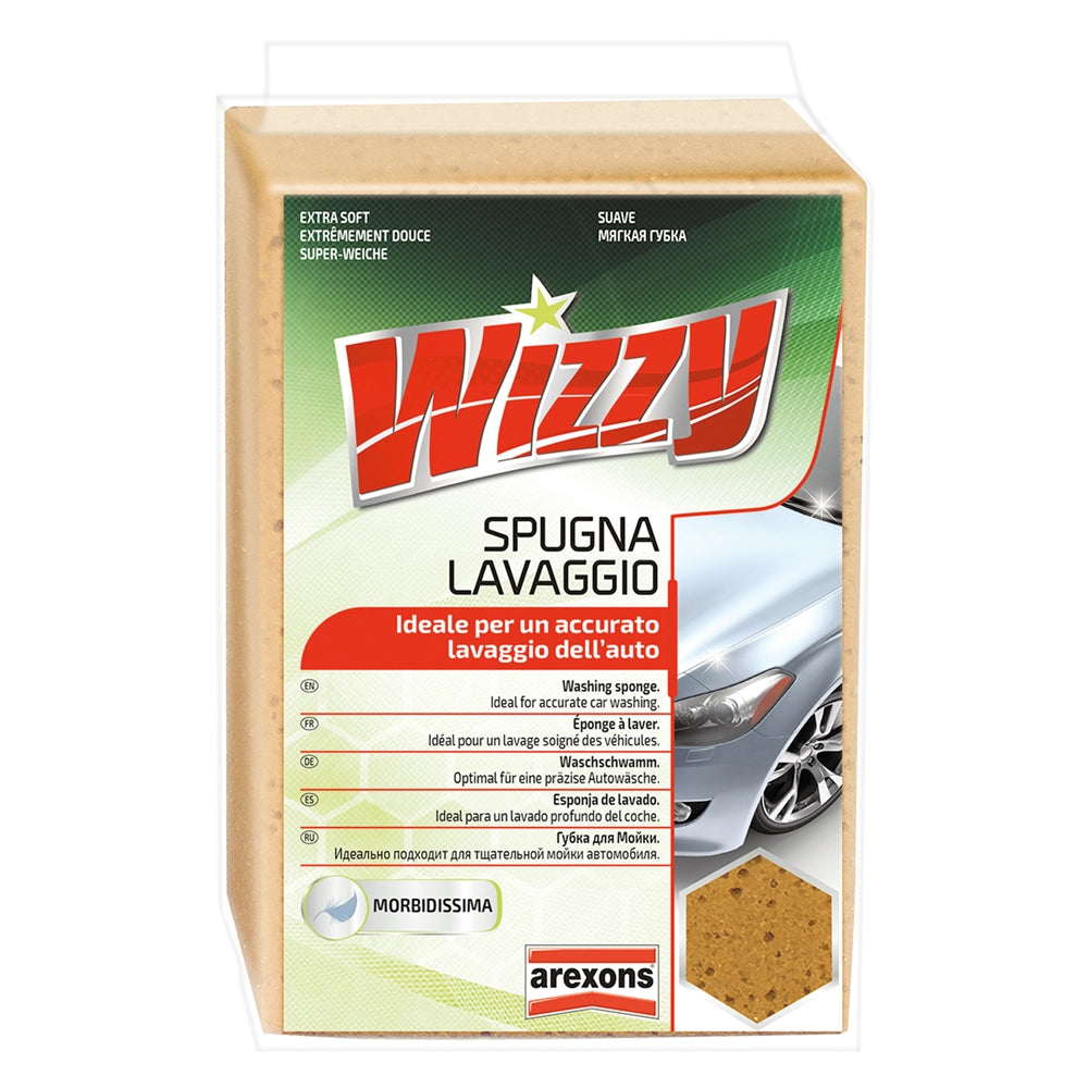 SPUGNA LAVAGGIO AUTO 'WIZZY' cm 17 x 11 x 7  - AREXONS