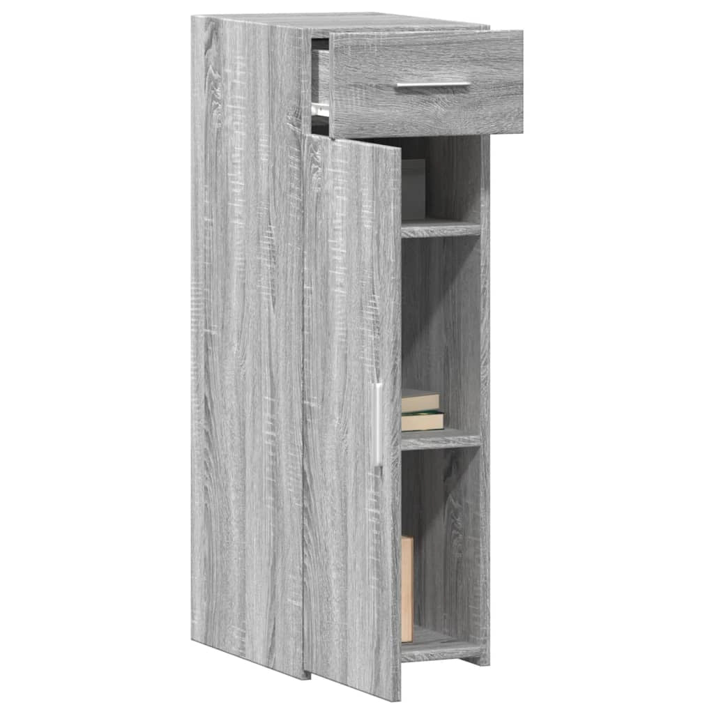 Buffet credenza cassettiera armadio mobile contenitore organizer cucina soggiorno salotto Sonoma 30 x 42,5 x 93 cm legno ingegnerizzato grigio 02_0036293